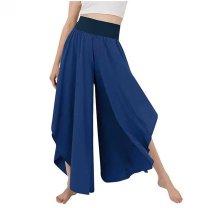 Women’s High-Waisted Flowing Wide-Leg Trousers