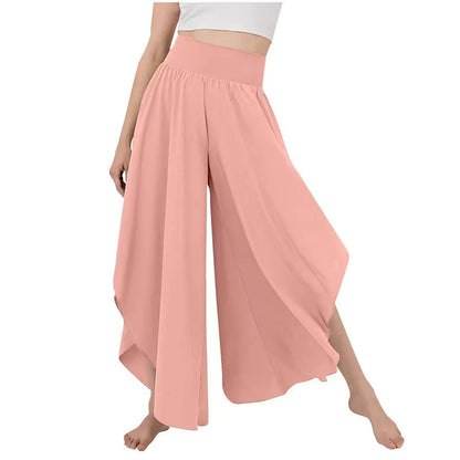 Women’s High-Waisted Flowing Wide-Leg Trousers