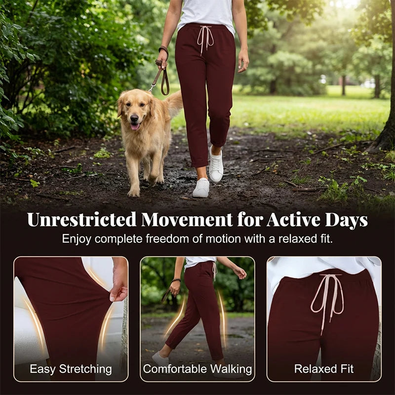 Women's Tapered Drawstring Trousers