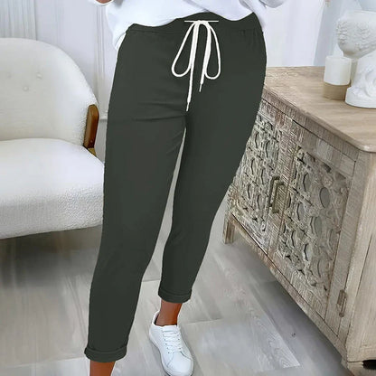 Women's Tapered Drawstring Trousers