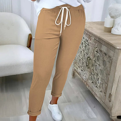 Women's Tapered Drawstring Trousers