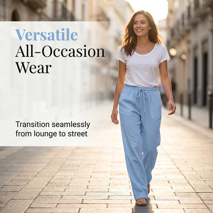 Women’s Casual Straight-Leg Trousers
