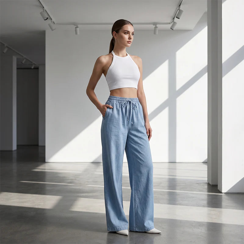 Women’s Casual Straight-Leg Trousers