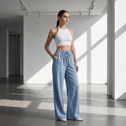 Women’s Casual Straight-Leg Trousers