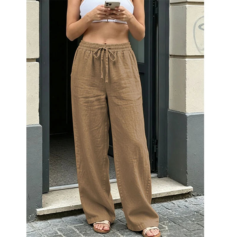 Women’s Casual Straight-Leg Trousers