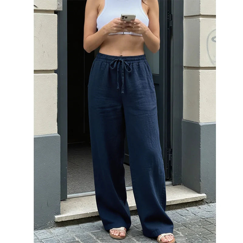 Women’s Casual Straight-Leg Trousers