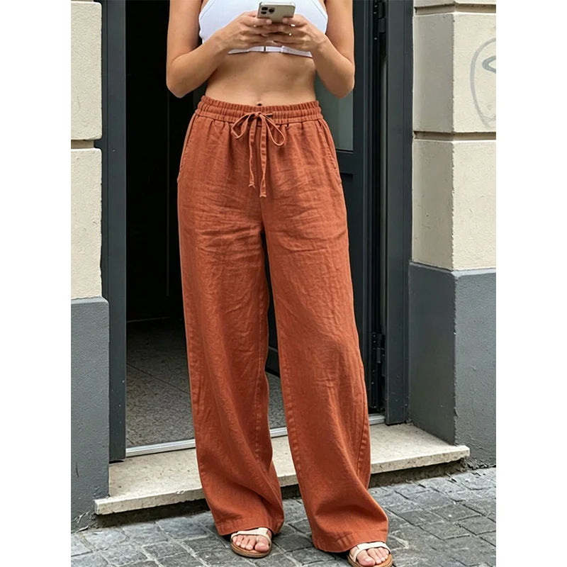 Women’s Casual Straight-Leg Trousers