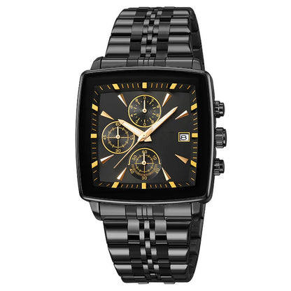 Men’s Two-Tone Square Quartz Watch