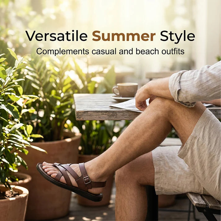 Men's Adjustable Strap Roman Sandals