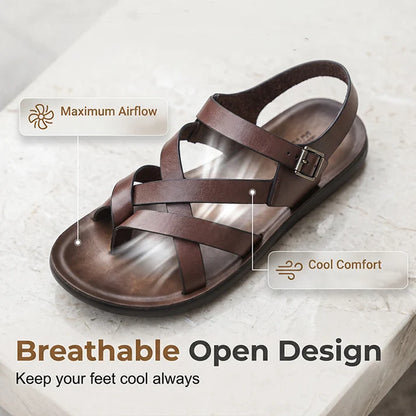 Men's Adjustable Strap Roman Sandals
