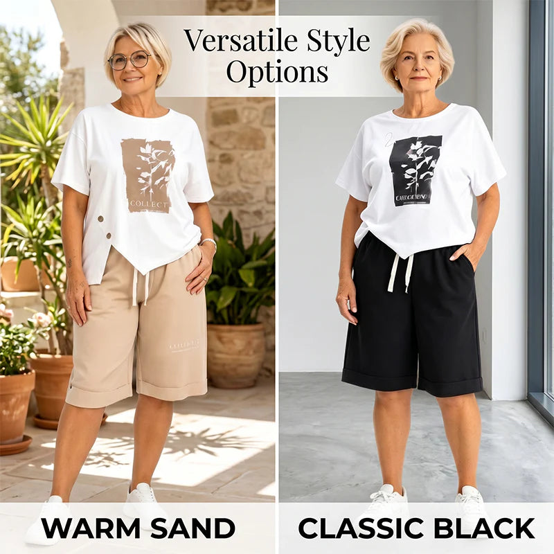 Women’s Graphic T-Shirt & Bermuda Shorts Set