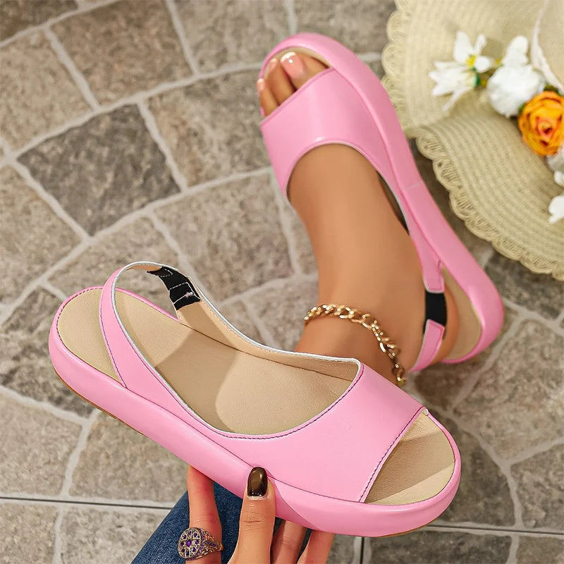 Women’s Sporty Platform Slingback Sandals