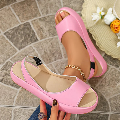 Women’s Sporty Platform Slingback Sandals