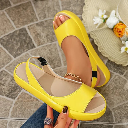 Women’s Sporty Platform Slingback Sandals