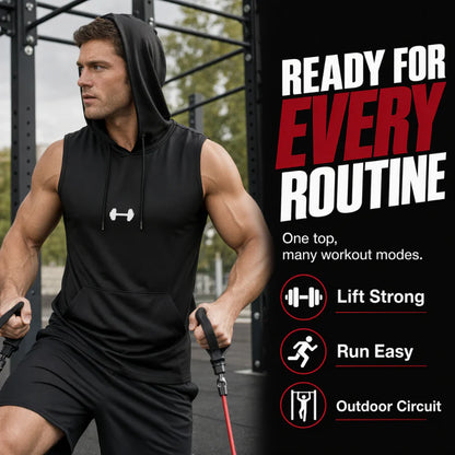 Men’s Sleeveless Training Hoodie