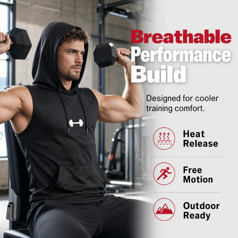 Men’s Sleeveless Training Hoodie