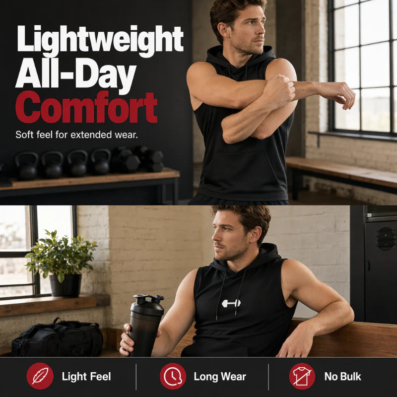 Men’s Sleeveless Training Hoodie