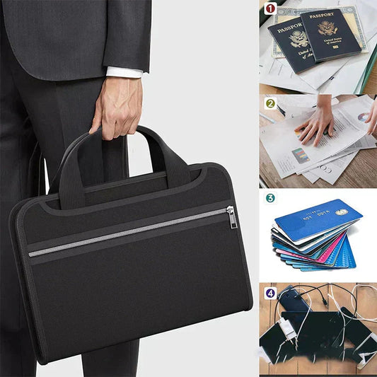 Fire-Resistant Accordion Document Organiser