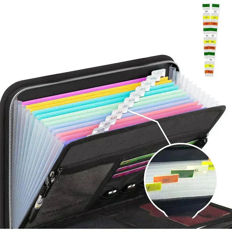 Fire-Resistant Accordion Document Organiser
