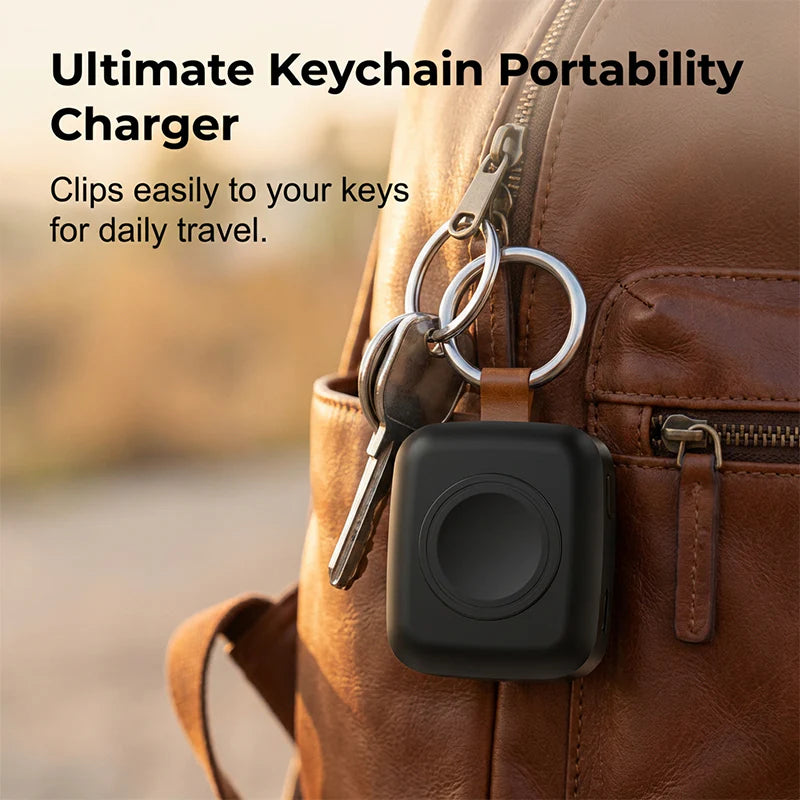 Portable Smartwatch Keychain Charger