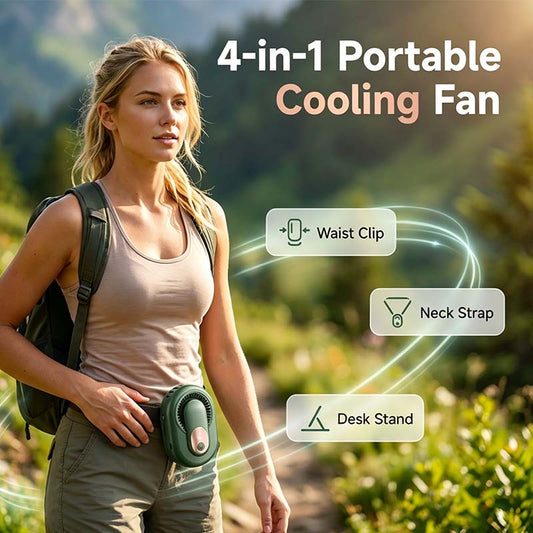 4-in-1 Wearable Cooling Fan