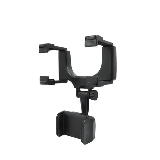Adjustable Rear-View Mirror Phone Holder