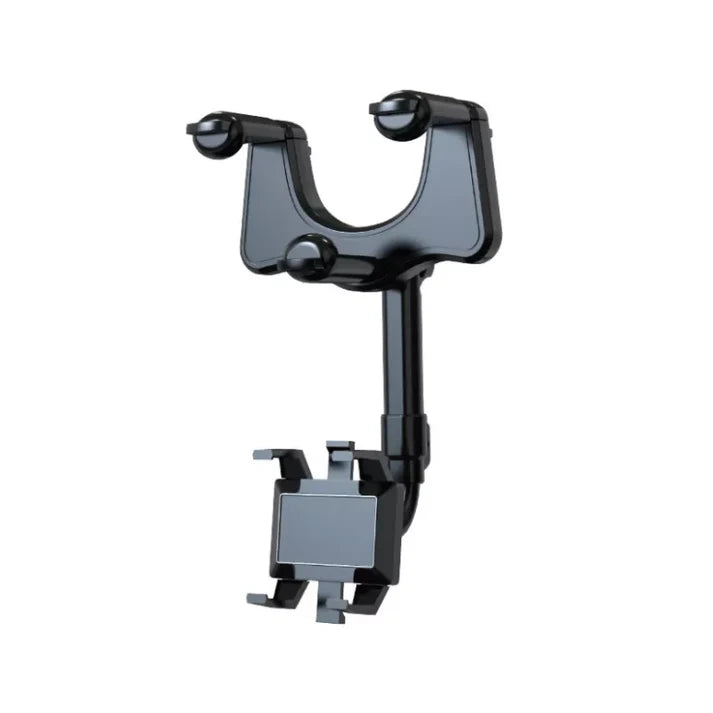 Adjustable Rear-View Mirror Phone Holder