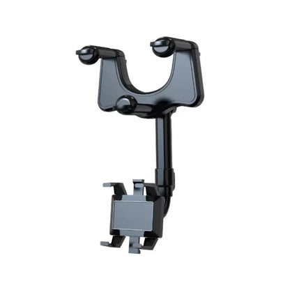 Adjustable Rear-View Mirror Phone Holder