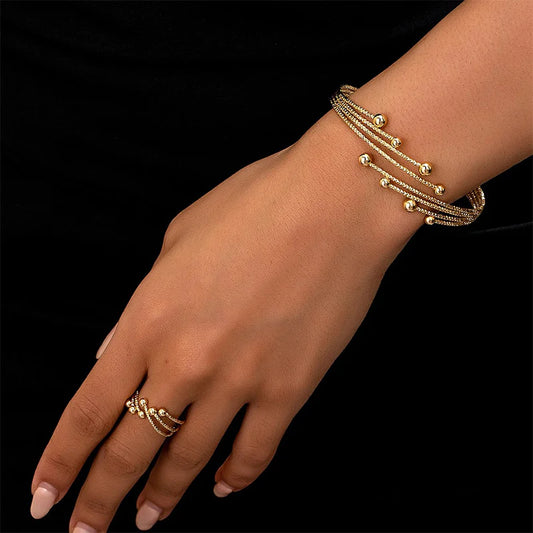 Women’s Wrap Bracelet and Ring Set