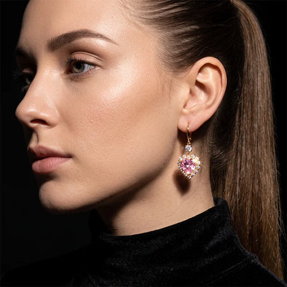 Women's Heart Drop Earrings