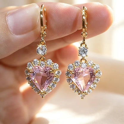 Women's Heart Drop Earrings