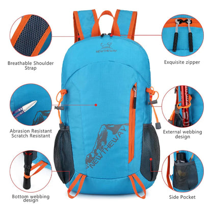 Foldable Lightweight Hiking Backpack