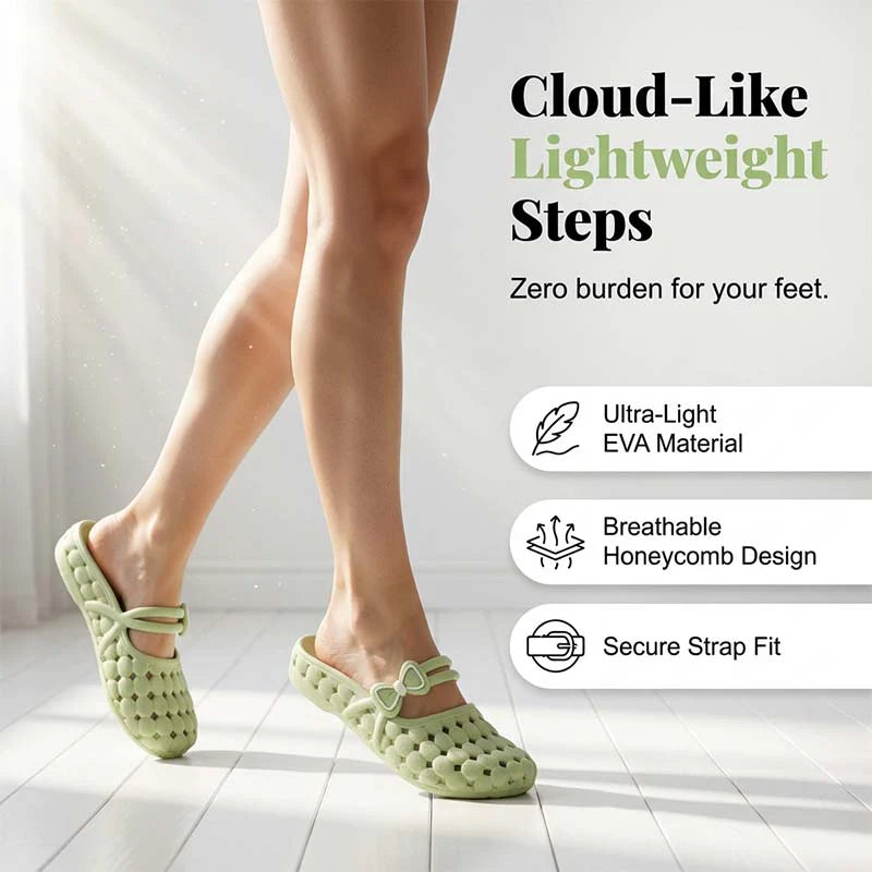 Women’s Woven Closed-Toe Mule Sandals