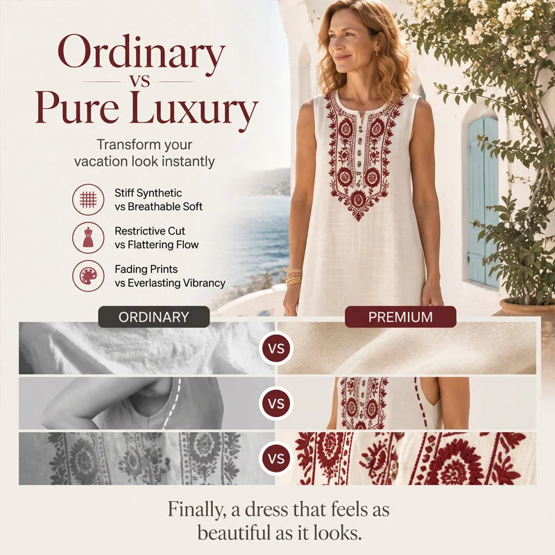 Women’s Sleeveless Printed Maxi Dress