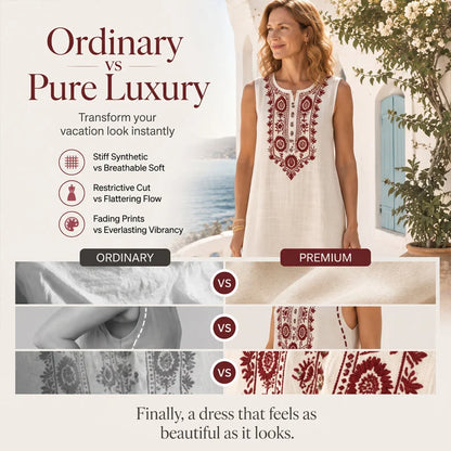 Women’s Sleeveless Printed Maxi Dress