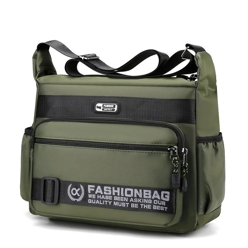 Urban Utility Multi-Compartment Messenger Bag