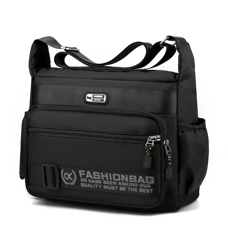 Urban Utility Multi-Compartment Messenger Bag