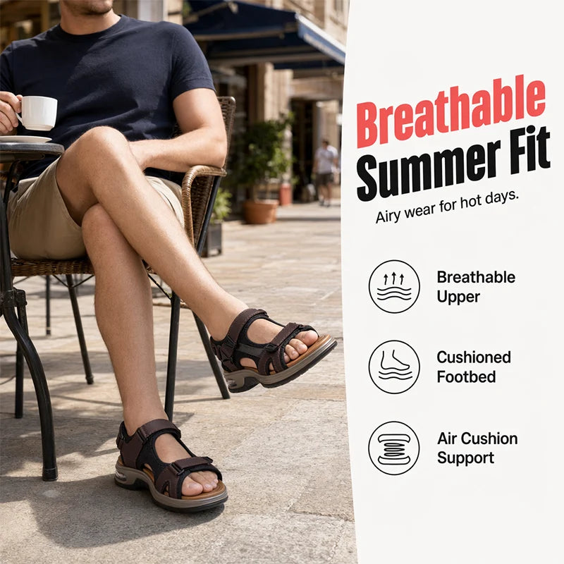 Men’s Adjustable Air-Cushion Sandals