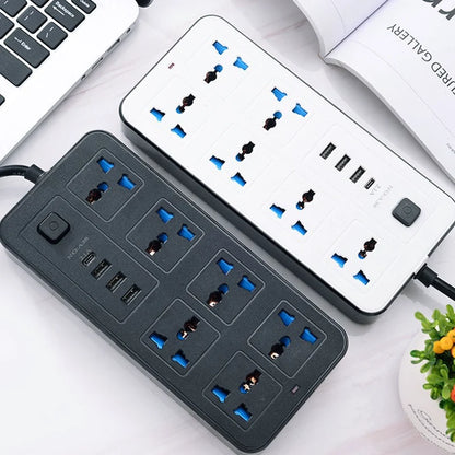 Multi-Outlet Power Strip with USB Ports