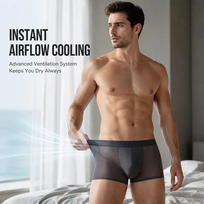 Men’s Ultra-Thin Cooling Boxer Briefs – 3-Pack