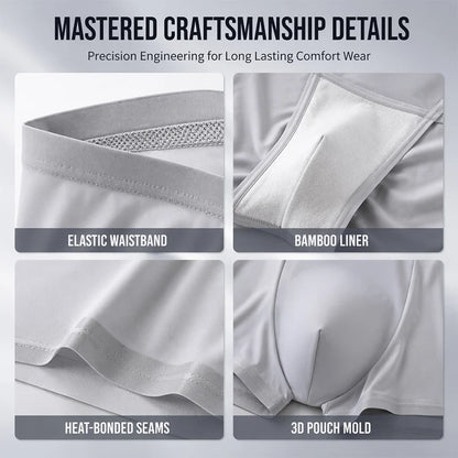 Men’s Ultra-Thin Cooling Boxer Briefs – 3-Pack