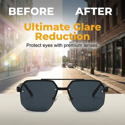 Men’s Geometric Polygon Sunglasses