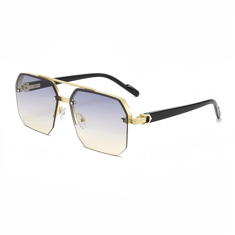 Men’s Geometric Polygon Sunglasses