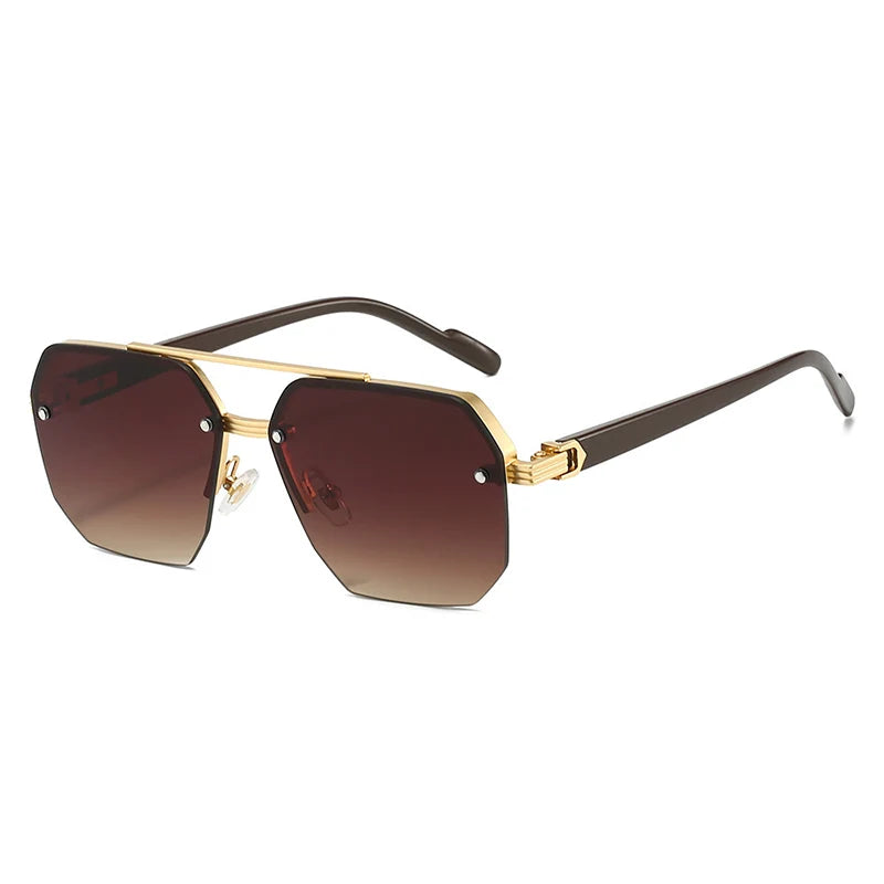 Men’s Geometric Polygon Sunglasses