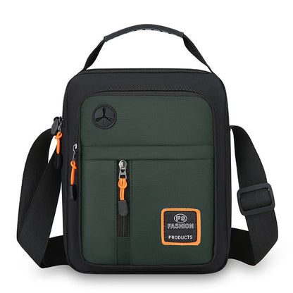 Men’s Water-Resistant Oxford Crossbody Bag