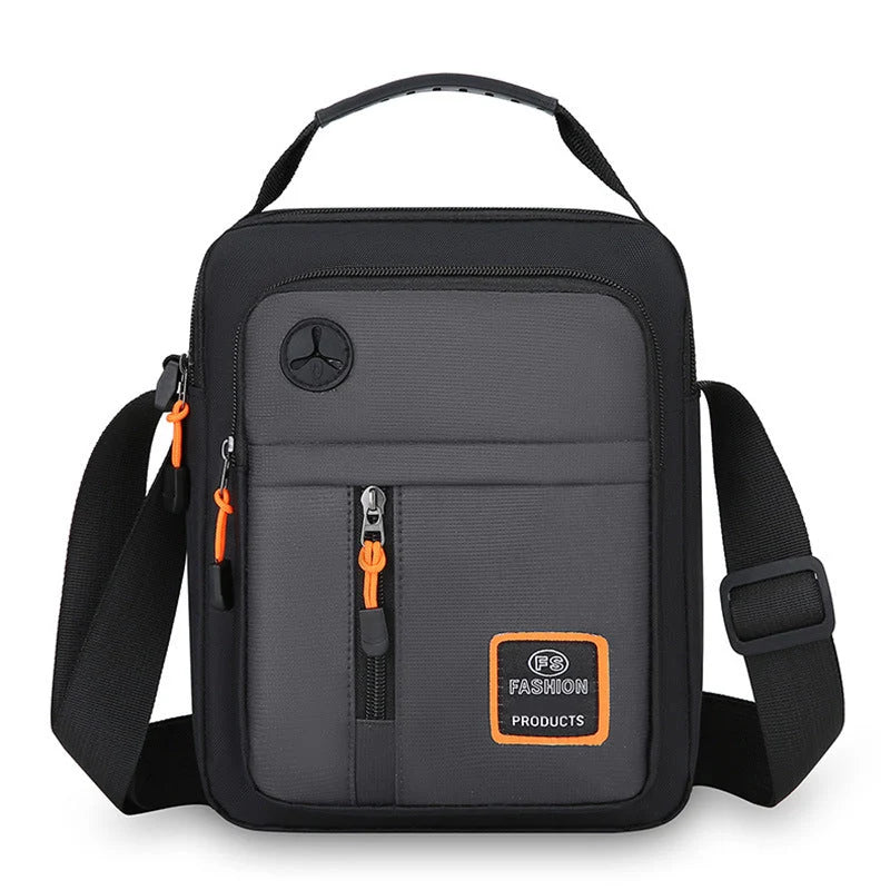 Men’s Water-Resistant Oxford Crossbody Bag
