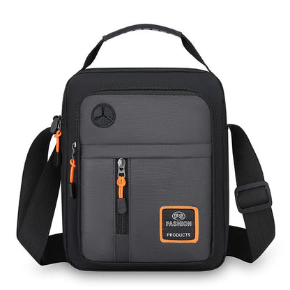 Men’s Water-Resistant Oxford Crossbody Bag