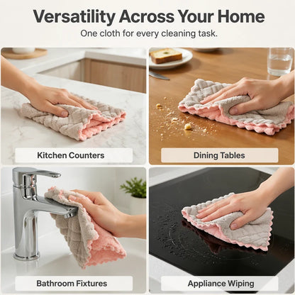 Double-Sided Microfibre Cleaning Cloth