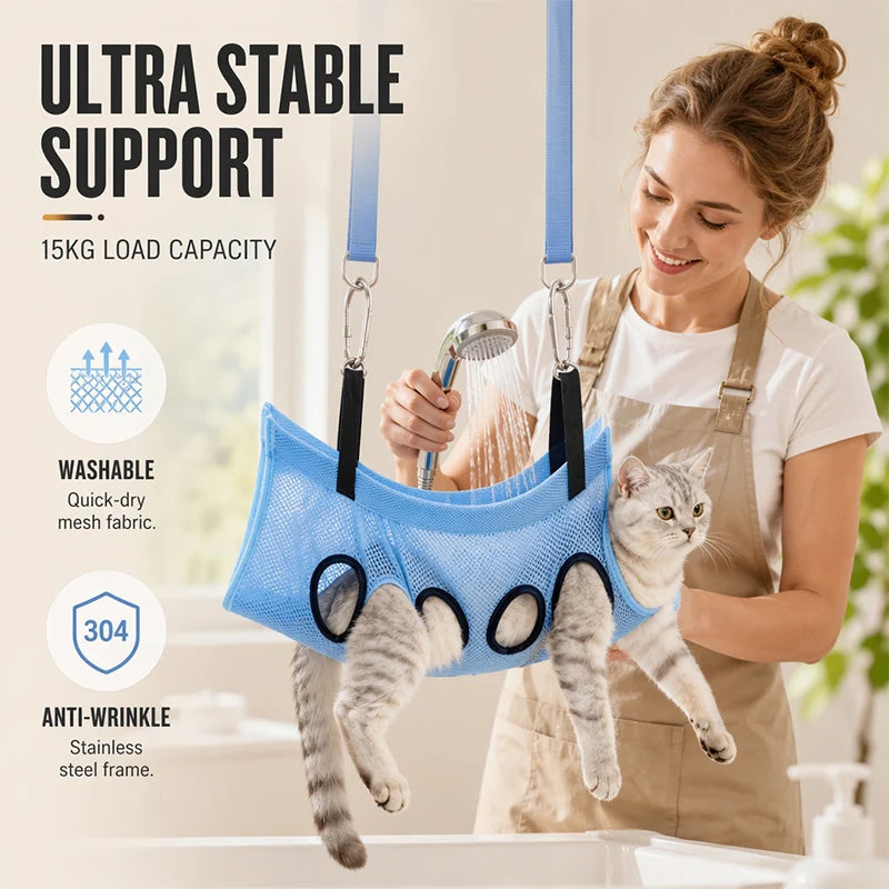 2-in-1 Detachable Pet Grooming Bed