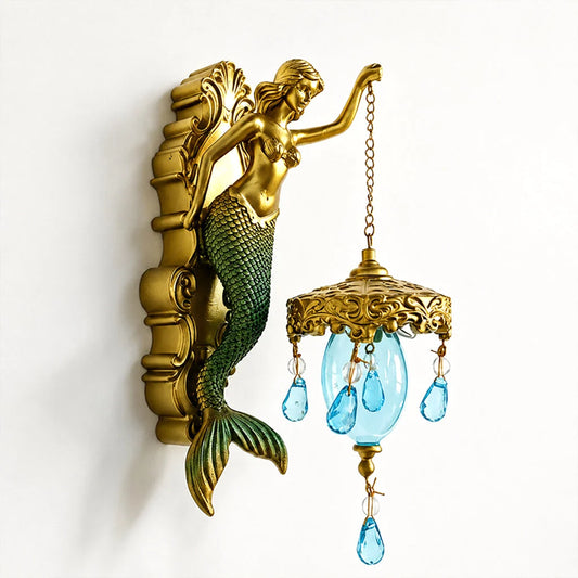 Vintage Mermaid Wall Sconce